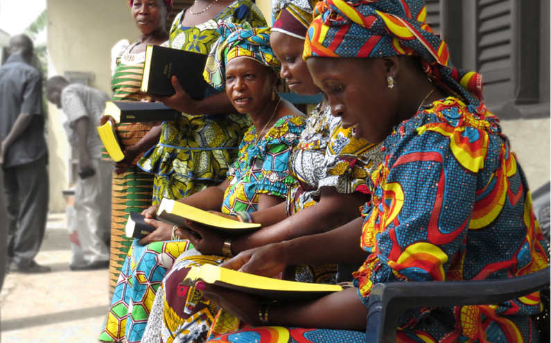 Gunborg och David Presson i Afrika