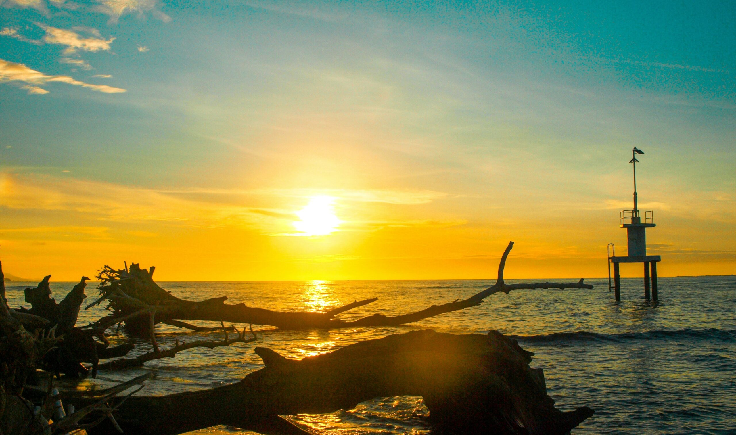 Sunset in Papua New Guinea.