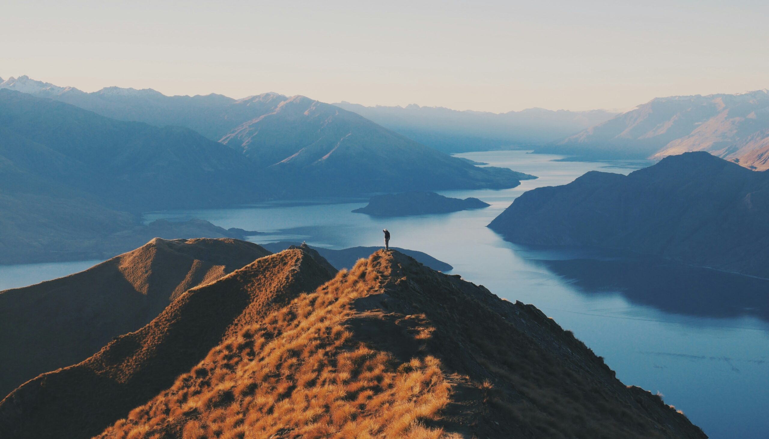 Utsikt från en bergstopp.