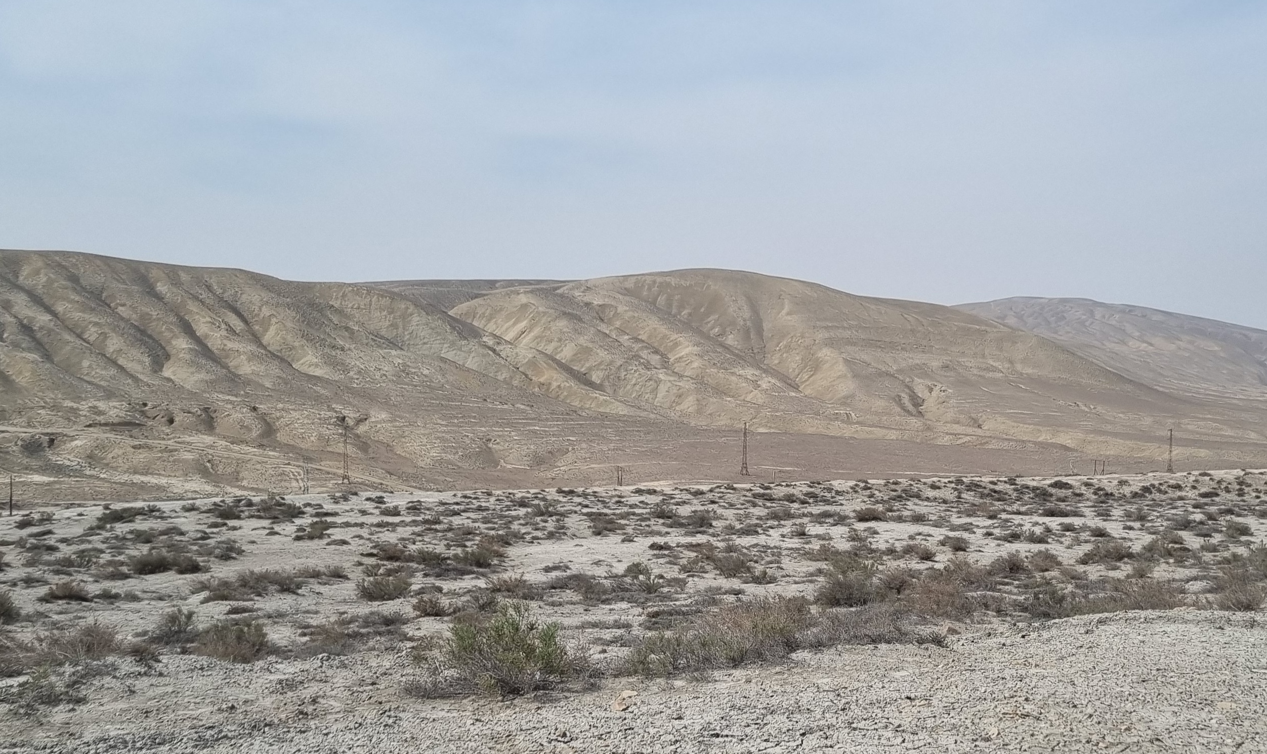 nuur Torrt landskap i Centralasien.