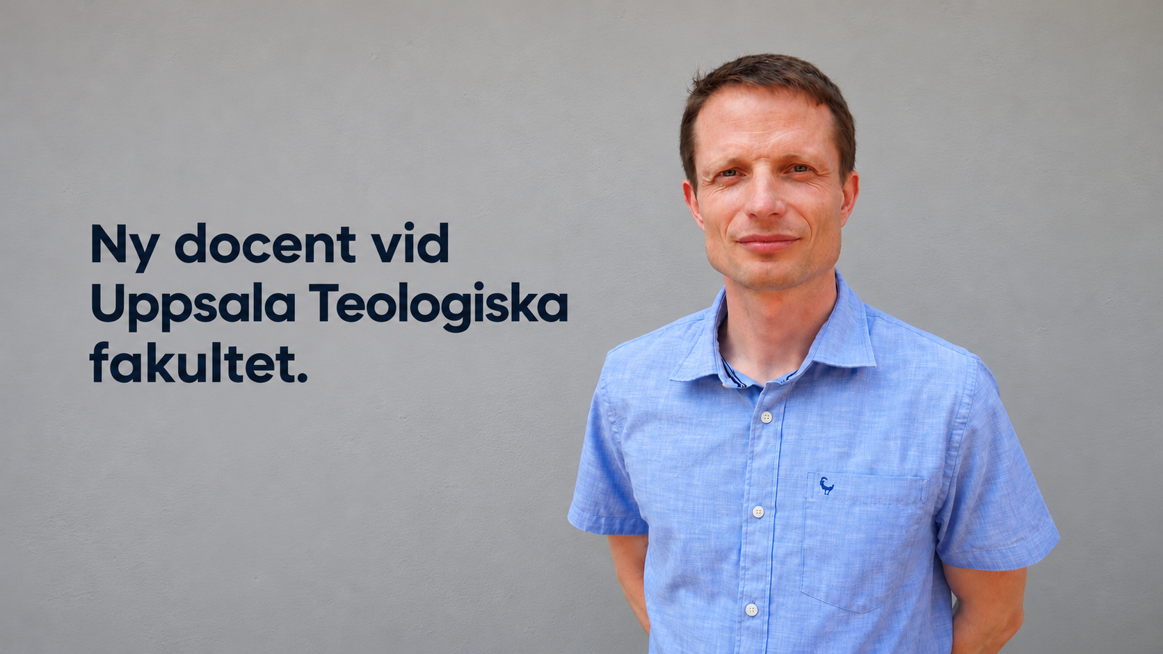Ny docent vid Uppsala teologiska fakultet (1)